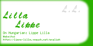 lilla lippe business card